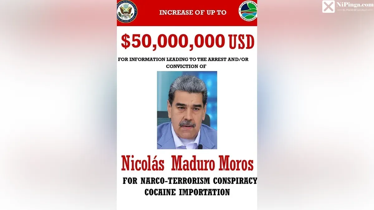¡50 Melones por Maduro! ¡La DEA se lo quiere llevar!