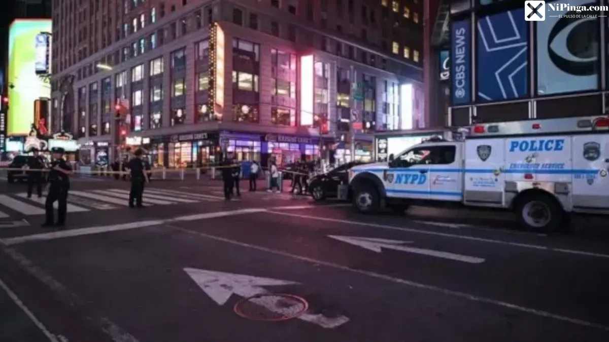 ¡Bala en Times Square! ¡Un chamaquito armó la de Troya!