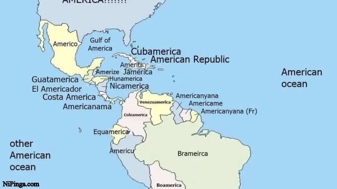 El mapa de Trump y su Americalandia