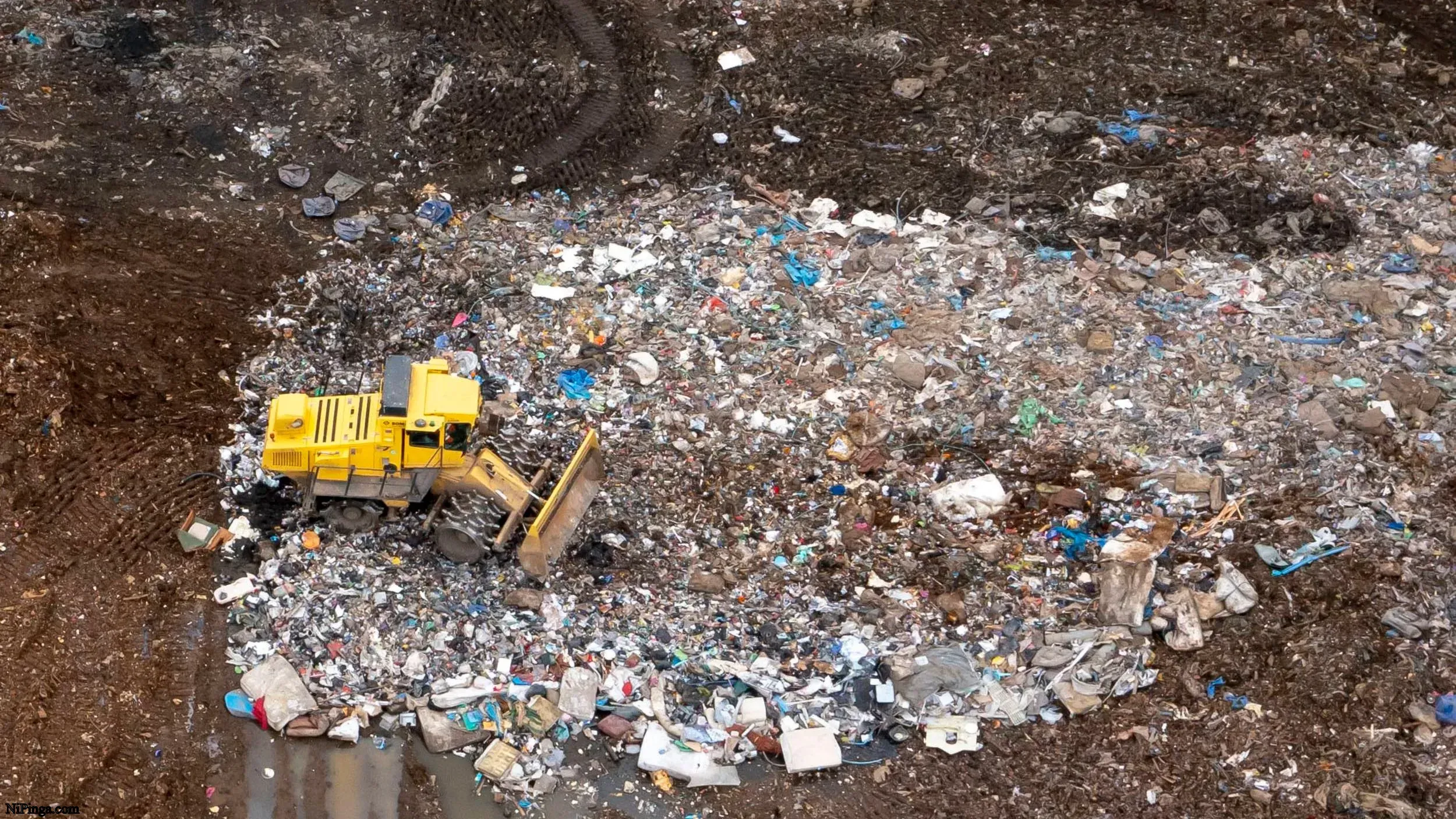 El tipo que la jeva le boto el disco duro con  765 millones en bitcoins, ahora en un basurero...