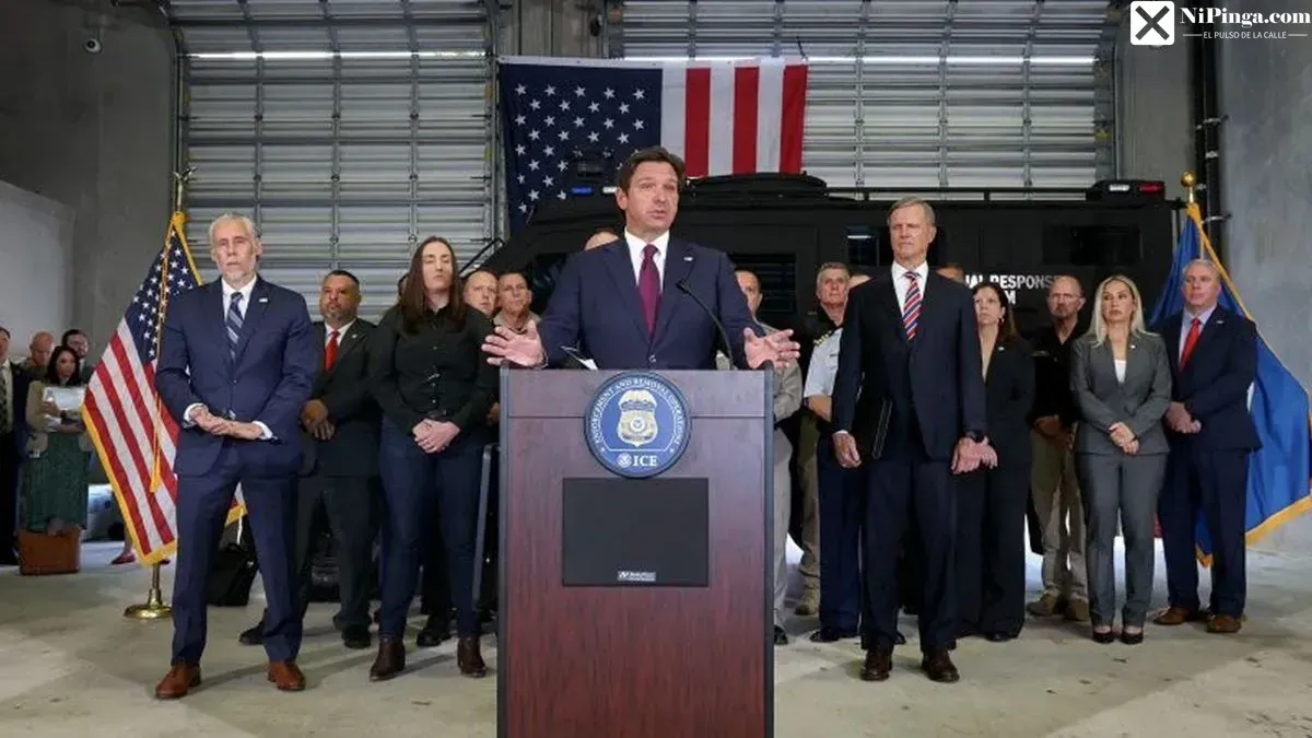 Florida quiere otra cárcel pa' migrantes... ¡en una base militar!