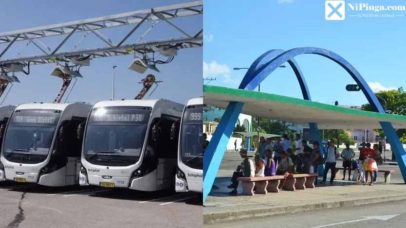 ¡Guagua nueva pa'l turista, y el pueblo ni pinga