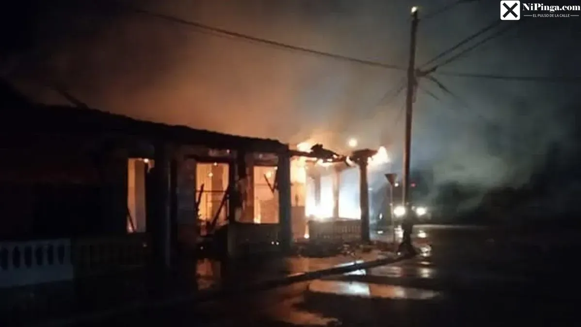 Incendio en Pinar, ¡pero sin víctimas!