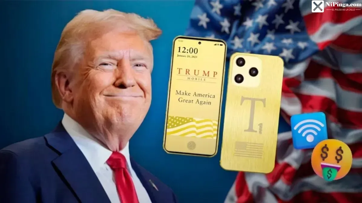 ¡Trump hasta vende celulares!