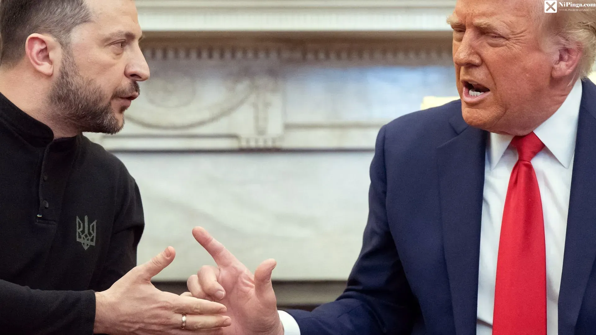 Trump y Zelensky: ¡La Casa Blanca se calentó!